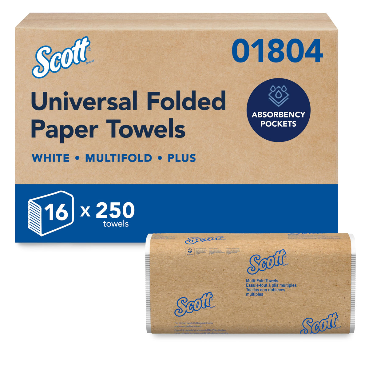 Multifold Paper Towels, 16 x 250 Sheets E32899