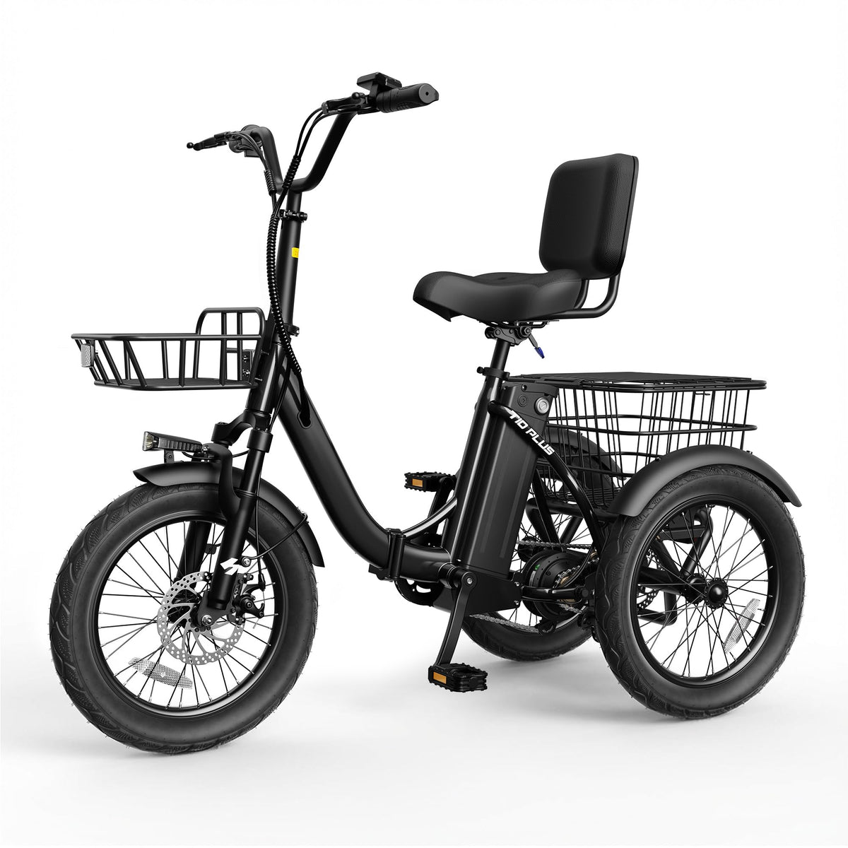 1200W Folding 3 Wheel Electric Trike Bike S343