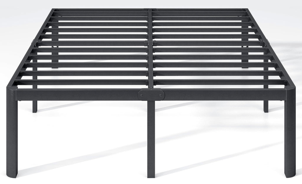 14 Inch Queen Size Black Metal Platform Bed Frame L975396