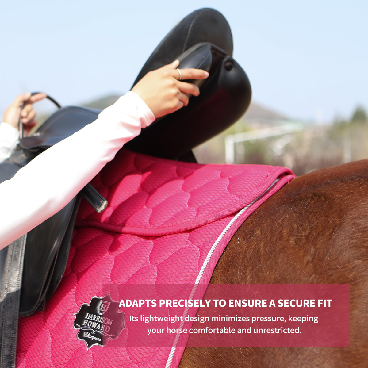 Mesh English Saddle Half Pad D84578