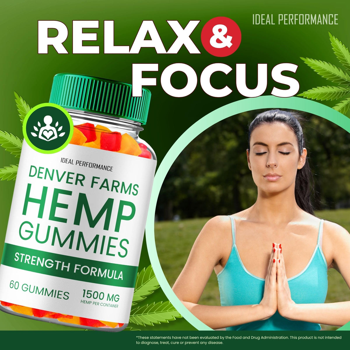 Maximum Strength All Natural Hemp Gummies 60 Gummies P29459