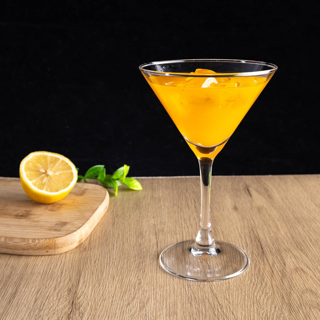 Martini Glasses Set of 7, 6 oz Reusable Cocktail Glasses with Stem C117750