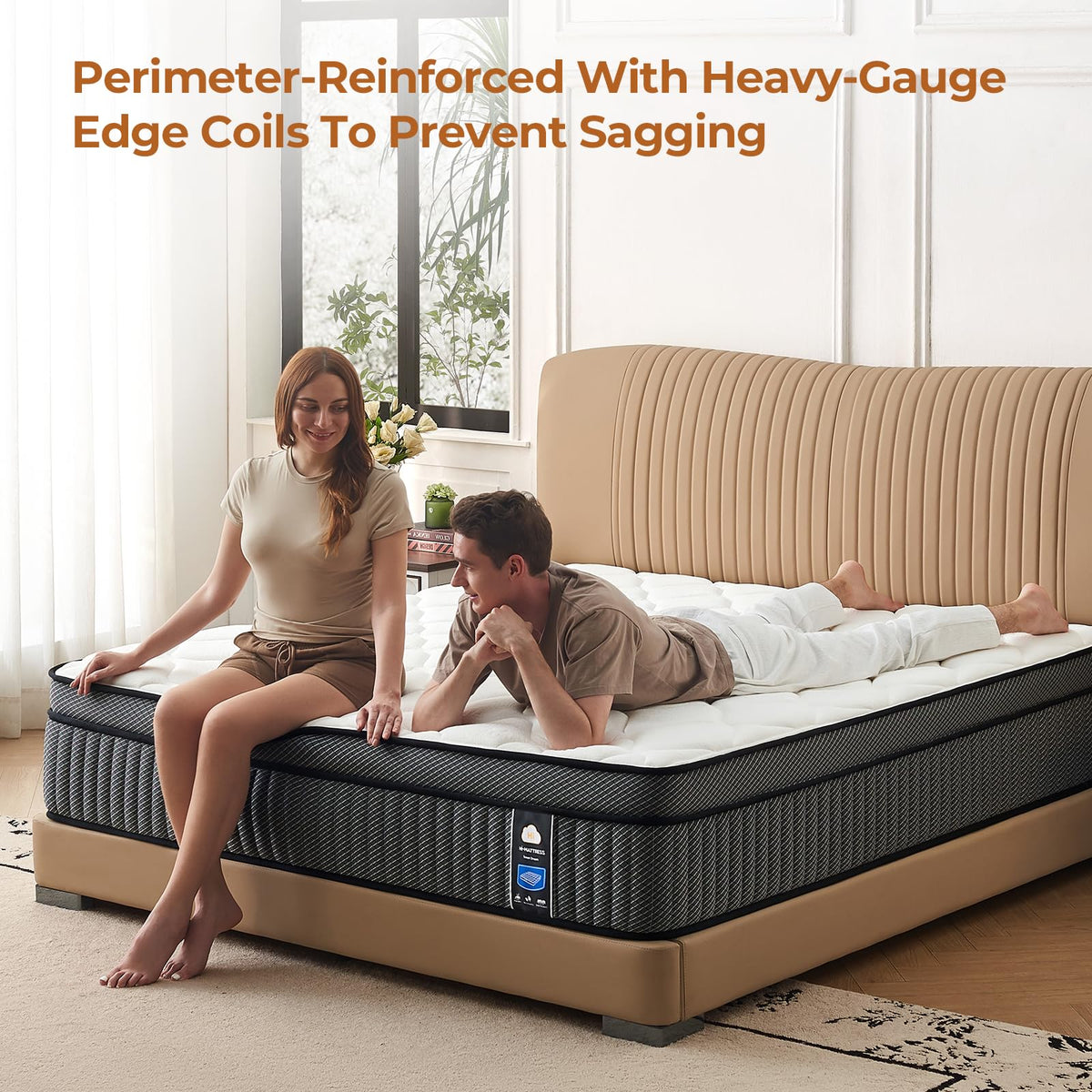 10 inch Full Size Hybrid Mattress in a Box F9364