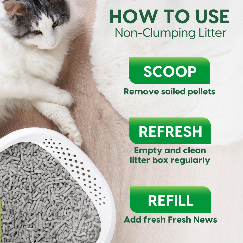 Non-Clumping Paper Cat Litter 25 Pound S660423