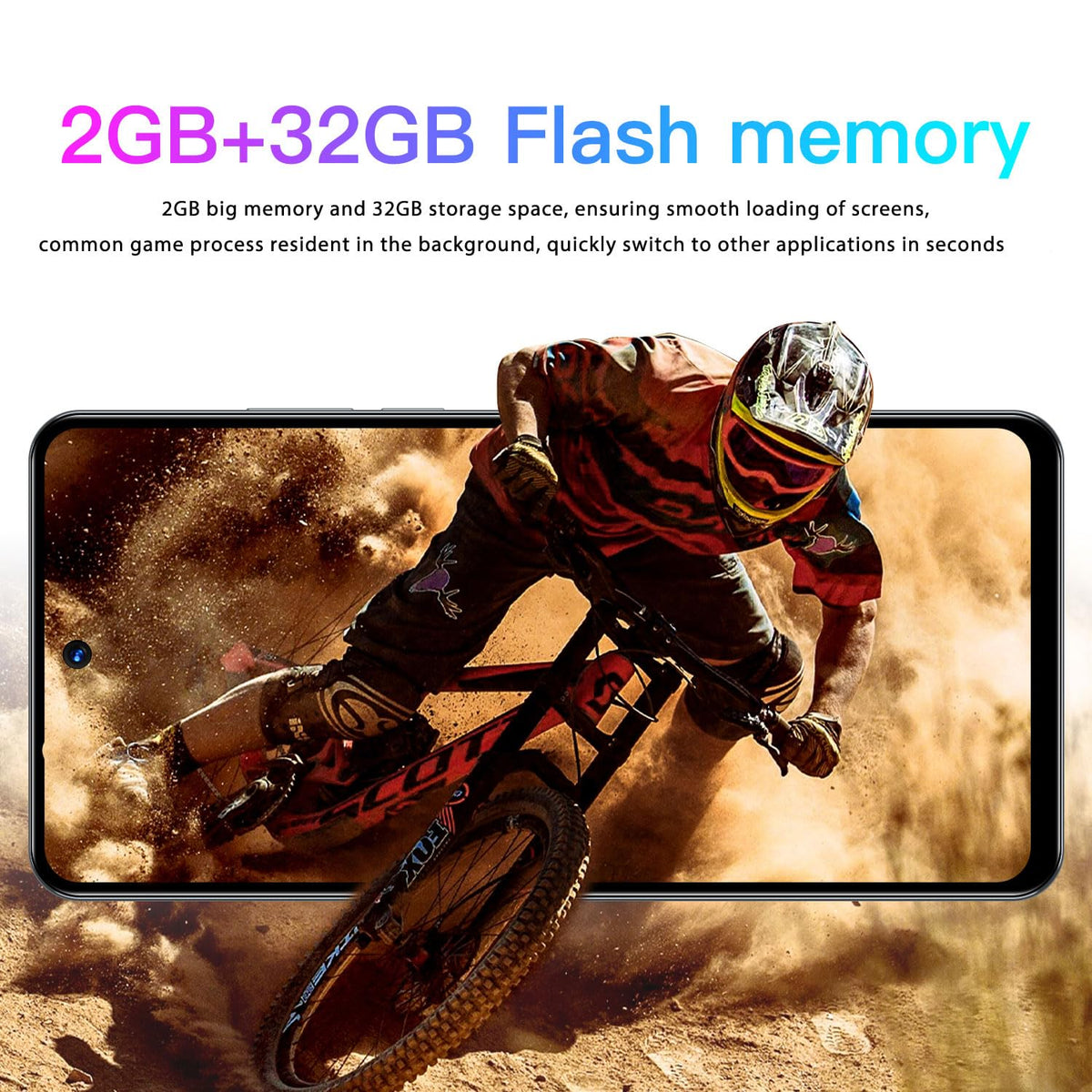 Unlocked Smartphone 6.56 inch HD Display 2GB RAM 32GB ROM Dual SIM Android Phone A4504