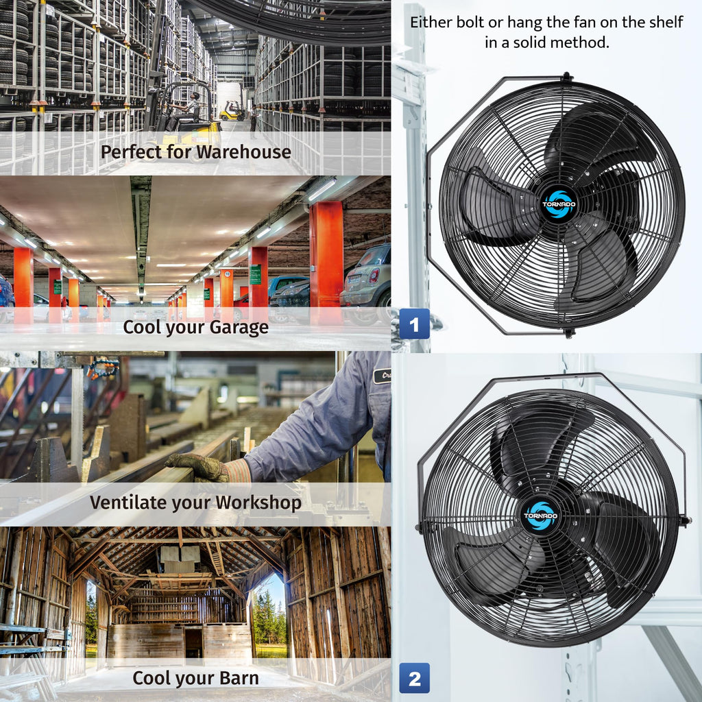 20-Inch High Velocity Outdoor Wall Fan O34314