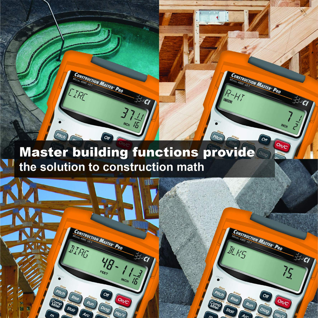 Construction Master Pro Trig Feet-Inch-Fraction Calculator C712067